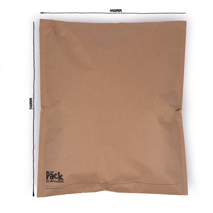 X-Large Honeycomb Padded Mailer Bags - 100% Compostable - Pack to the Future