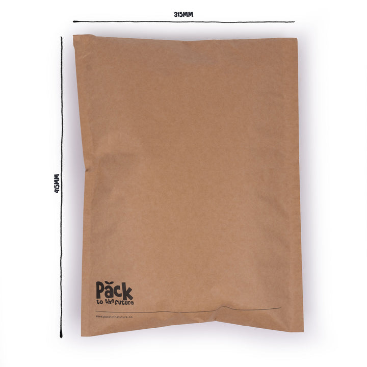 Large Honeycomb Padded Mailer Bags - 100% Compostable - Pack to the Future